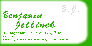 benjamin jellinek business card